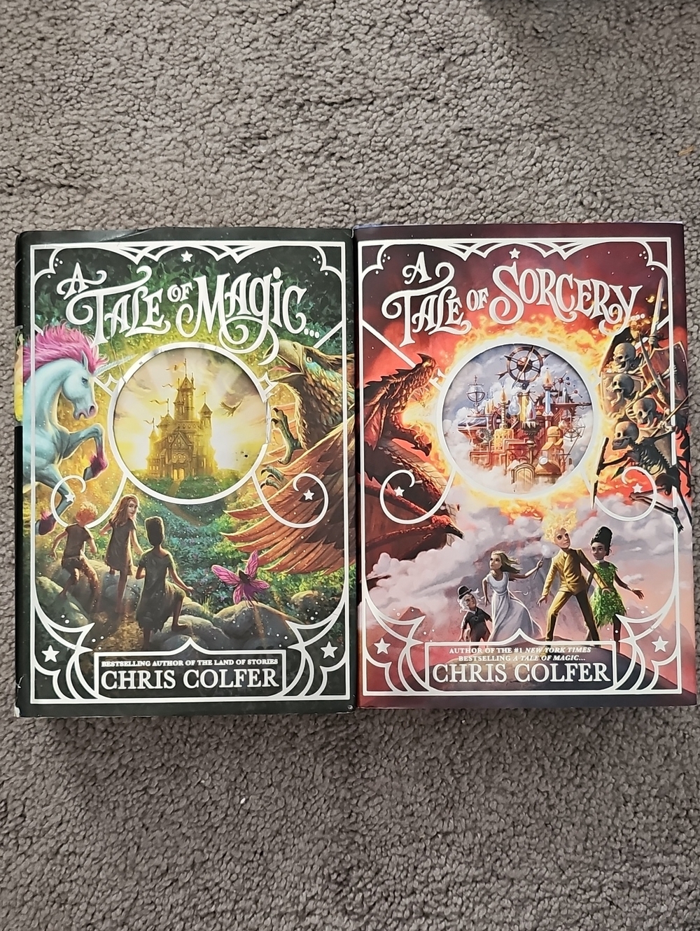 A Tale Of Magic/A Tale Of Sorcery Chris Colfer Hardcover Books